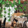 HIYZI 47 Pcs 20 ft Jungle Theme Party Decorations Set