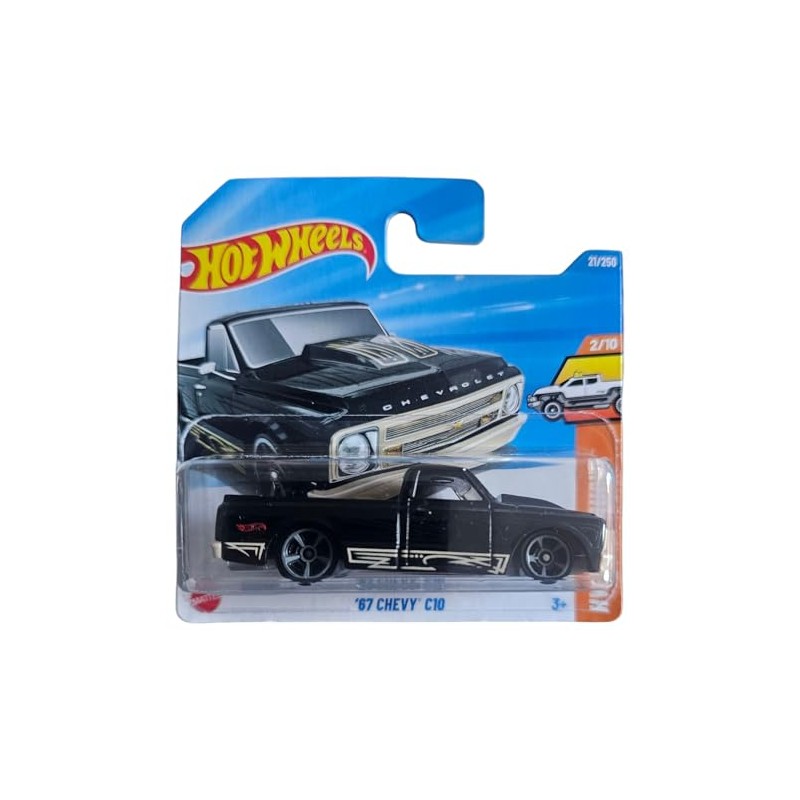 Hot Wheels '67 Chevy C10, 1:64 Scale Die-Cast Model Car,