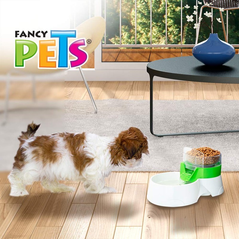 Fancy Pets Bebedero Automático con Comedero para Perro o Gato