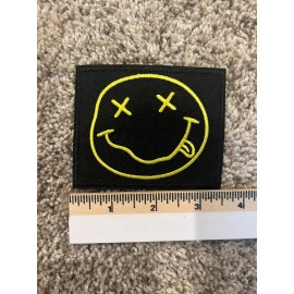 Unbranded Nirvana Heavy Metal Hard Rock Band Embroidered Iron On Patch 3.5" x 2.875"