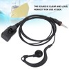 Ear Hook Earphone Single Earpiece for ICOM ICM33 M25 M34