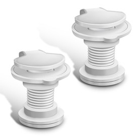 Cooler Drain Plug Replacement for Coleman, 1.5" Standard Drain Plug Kit Assembly, Drain Plug Replacement Parts for Coleman Cooler 50 qt, 58 qt, 82 qt Leak-Proof, Cooler Accessories, 2 Pack