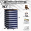 BALEINE Laundry Hamper with Lid, Tall Laundry Baskets with Bamboo