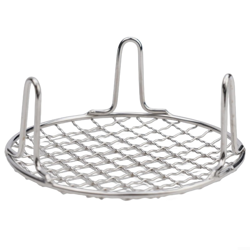 Round Cooling Rack, Portable Stainless Steel Cooking Grate BBQ Grill