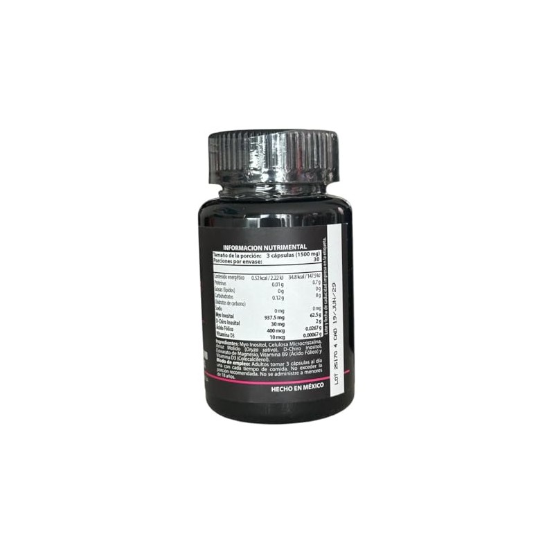 Myo + D Chiro Inositol HQL NATURAL 90 caps de