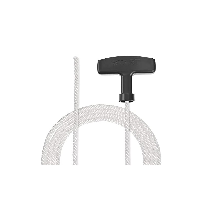 sourcing map Recoil start Rope with Handle 5mm Dia 1.3