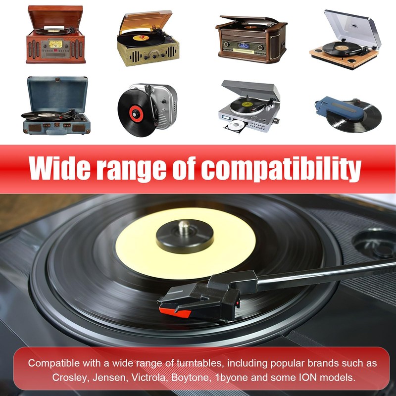 Record Player Needle, 3 Pcs Turntable Needle, Turntable Replacement Stylus