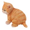 Outdoor Garden Decor Cat Statues Kitten Ornaments Gardening Decorations Gardening
