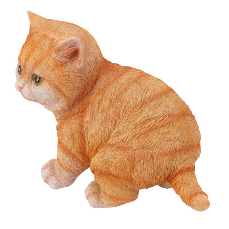 Outdoor Garden Decor Cat Statues Kitten Ornaments Gardening Decorations Gardening