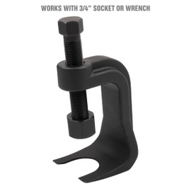 OEMTOOLS 25112 Ball Joint Separator, Adjustable Ball Joint Separator Tool, 2-3/8" Max Opening Range, Ball Joint Removal Tool for Trucks, Cars, and SUVs, Works with 3/4" Socket or Wrench