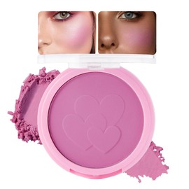 HHLTOH Purple Single Matte lavender for Face Cheeks blush, Orchid Cream Bright Blushes Makeup Palette, Fuchsia Monochrome Blush Powder Palette Makeup for Older Women, Violet foundation for Every Day