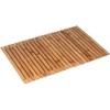 VIVAAS Bamboo Roll Up Bath Duckboard Mat 40X60 cm Non