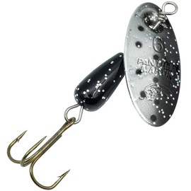 Panther Martin PMR_6_BSS Classic Regular Teardrop Spinners Fishing Lure - Black Silver Speckled - 6 (1/4 oz.)