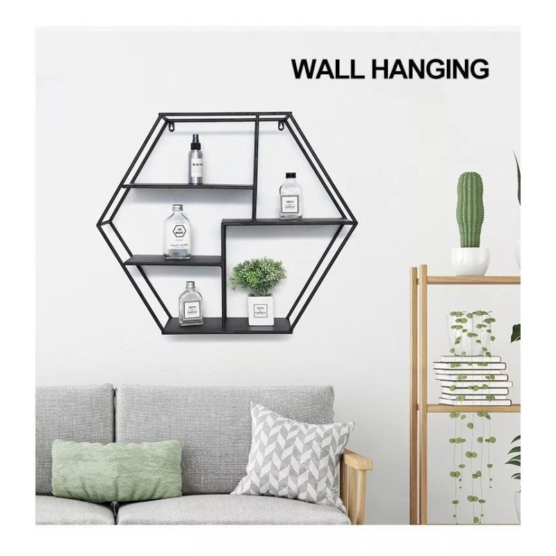 Repisa Estante Hexágonal