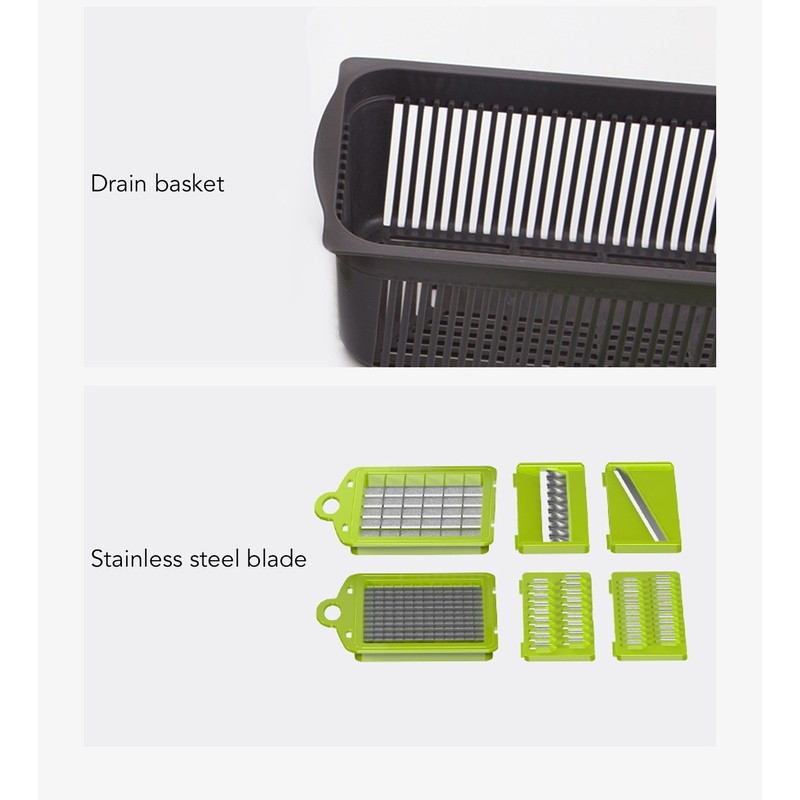 Vegetable Cutter Peeler Chopper Fruit Potato Carrot Grater for Kitchen