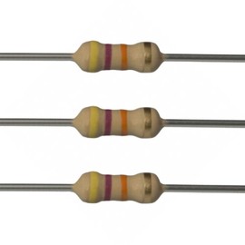 E-Projects 100EP51247K0 47k Ohm Resistors, 1/2 W, 5% (Pack of 100)