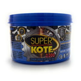 Lithium Grease Superkote 2000 / NLGI 2 / Multipurpose/Lithium/Lubricant/EP/High Temp/Industry/Construction/Automotive/Blue Grease / 1 Pack / 360g