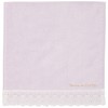 Maison de Fleur 8A23F1R0700 Women's Towel Handkerchief, Underlace Towel Handkerchief, Lavender, lavender