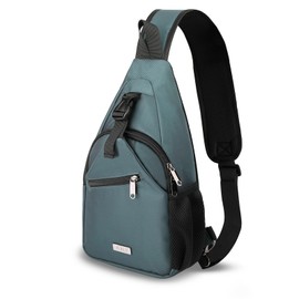 AMJ Tactical Chest Sling Bag for Theft Crossbody Bag, Lightweight Hiking Shoulder Pack for Cycling, Travel,Camping