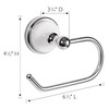 Design House 559302 Savannah Toilet Paper Holder Wall Mounted for