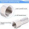 Stainless Steel 5/8" Barb x 1/2" FNPT Female Adaptor Home