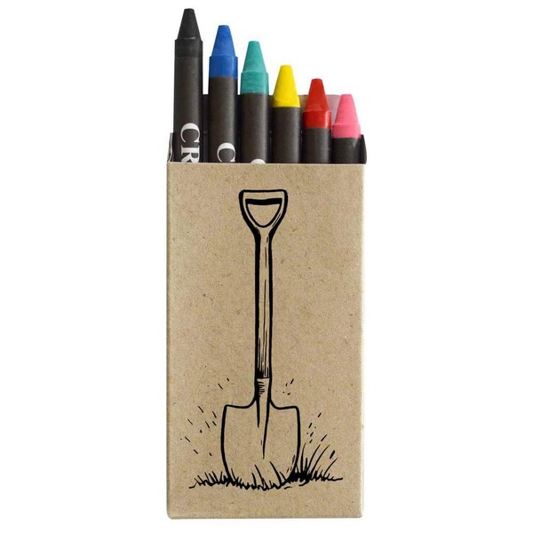 Azeeda 'Gardening Shovel' Coloured Crayon Set (CY00029561)