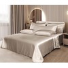 Homiest 7pcs Satin Sheets Queen Size Bed Set Satin Sheet