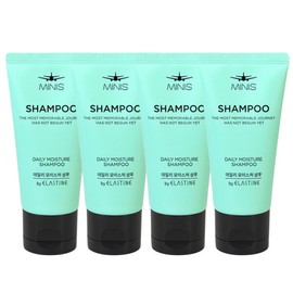 (4 pieces) LG Minis Daily Moisture Shampoo 50ml mini travel size - basic product / (4개)엘지 미니스 데일리 모이스처 샴푸 50ml 미니 여행용 - 기본상품