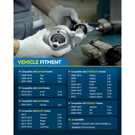 PHILTOP Starter Motor 6947N Compatible with Equinox, Terrain, Malibu, Cobalt, G6, Vue, Sky, Verano, HHR, Captiva Sport, Regal, Lacrosse 12V 1.2KW9 Teeth CW 12609317,3231657,6947