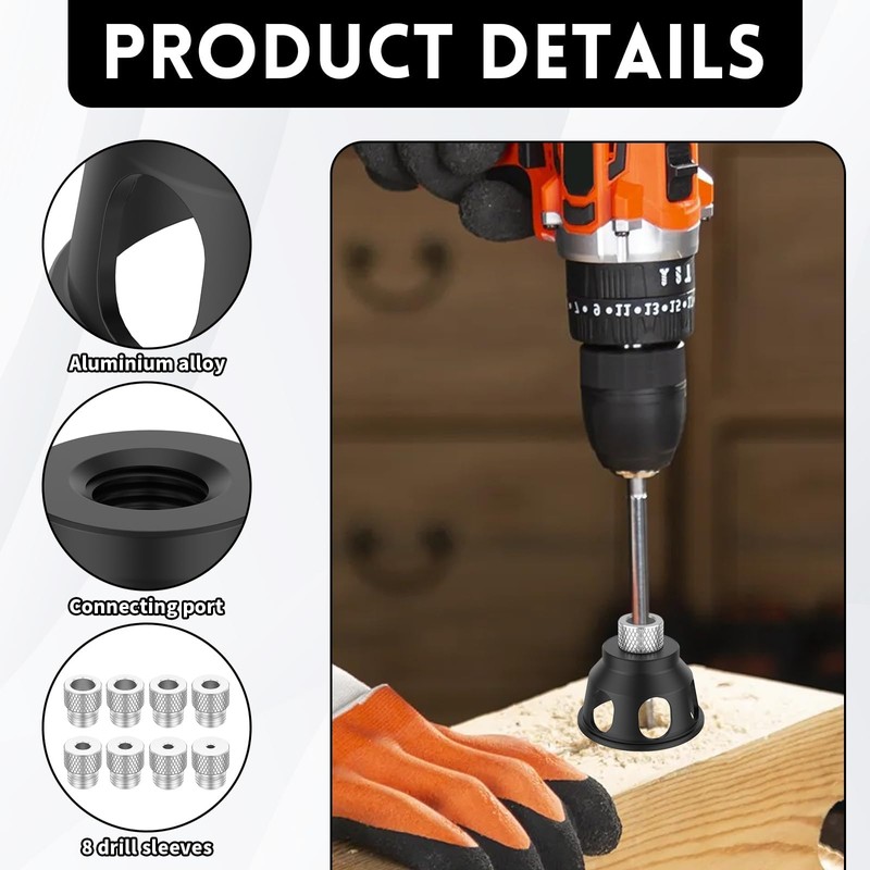 Vertical Drilling Tools with Drill Bushing and Drilling Aid for