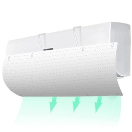 xinxin-home Air Conditioner Wind Shield Cover, Wall-mounted, Air Conditioning Louver, Wind Protection, Air Conditioning, Heating, Freely Adjustable, Wind Direction, Prevents Direct Wind Hits, Hanging Type, Without Screws or Nails, For All Types of Air Co