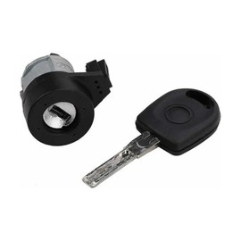 Bohaner 1K0905851B Ignition Starter Switch Lock for VW Golf MK5 MK6 Au.di A1 A3 8P Barrel Door Lock Switch with Key 6 Pin for Tiguan Caddy 1K0905851A 1K0905851 30936044