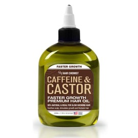 Hair Chemist Aceite capilar de crecimiento más rápido con cafeína y ricino 7.1 oz. - Aceite para el cabello para un crecimiento más rápido del cabello
