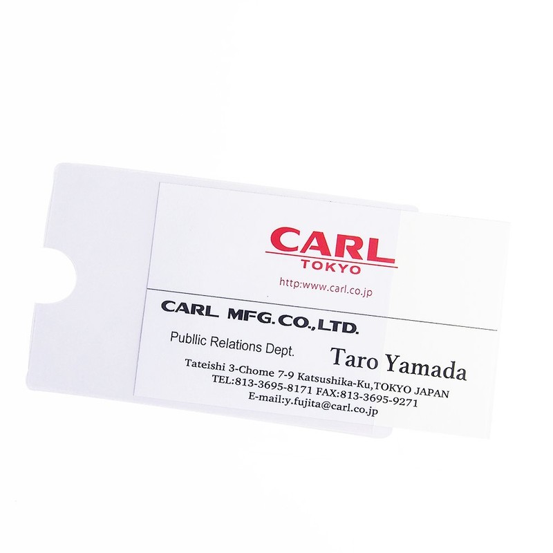 カール事務器 名刺ポケット縦開き CL-60