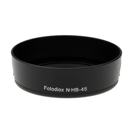 Fotodiox Lens Hood for Nikon 18-55mm f/3.5-5.6 (All Versions), Replacing Nikon HB-45 Snap-On Lens Hood