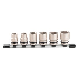 TONE Impact Socket Set with Holder HNV406S, Insertion Angle 0.5 inches (12.7 mm) (1/2 inch), Contents: 6 Pieces