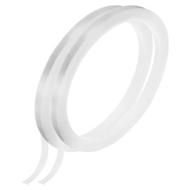 sourcing map Clear Heat Tape, 2 Rolls 5mmx33m 108ft High Temperature Heat Resistant Tape for Sublimation,Heat Vinyl Press,Heat Transfer, Circuit Board, No Residue