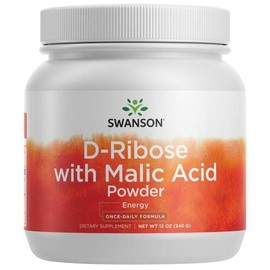 Swanson ULT D-RIBOSE W/MALIC Acid PWD 12 OZ
