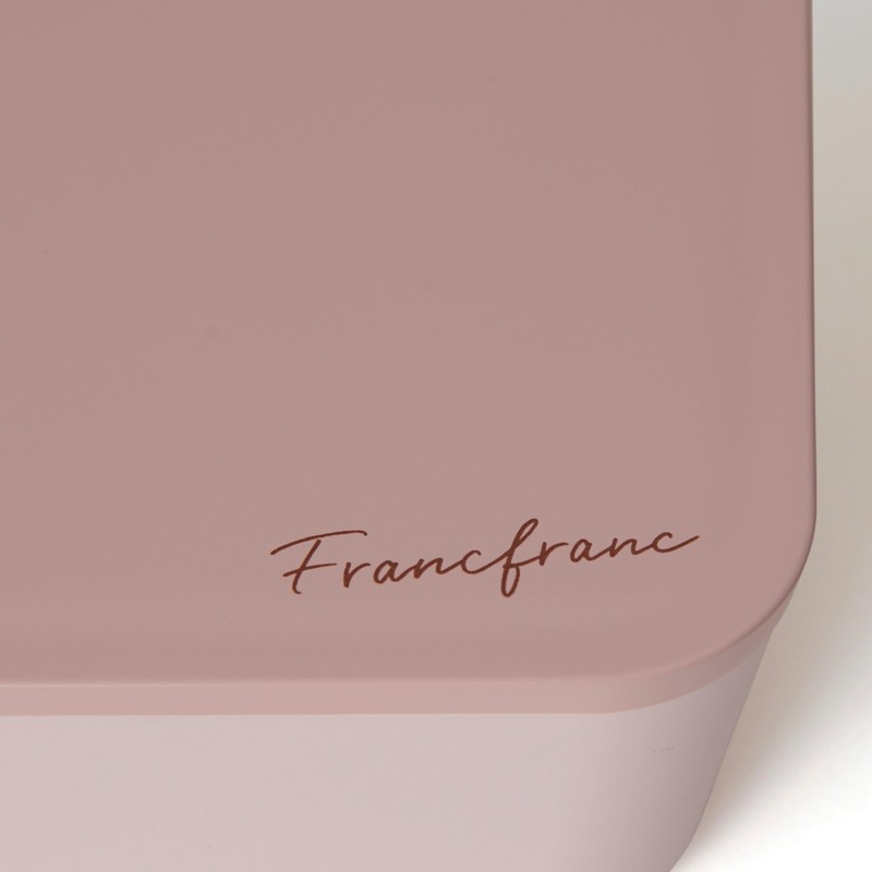 Francfranc Franc Logo Lunch Box, 1-Tier, Pink