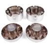 DOTCOM 4PCS Wheel Center Hub Caps Set 17 Inch Fit