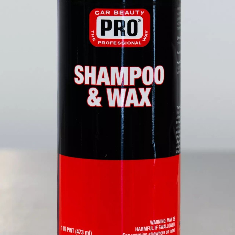 PRO Shampoo and Wax 16oz | Car Wash Soap with