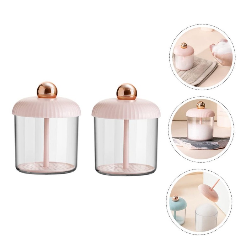 Mikinona 2pcs Bubble Foaming Bottle Gentle Wash Foaming Bubbler Making