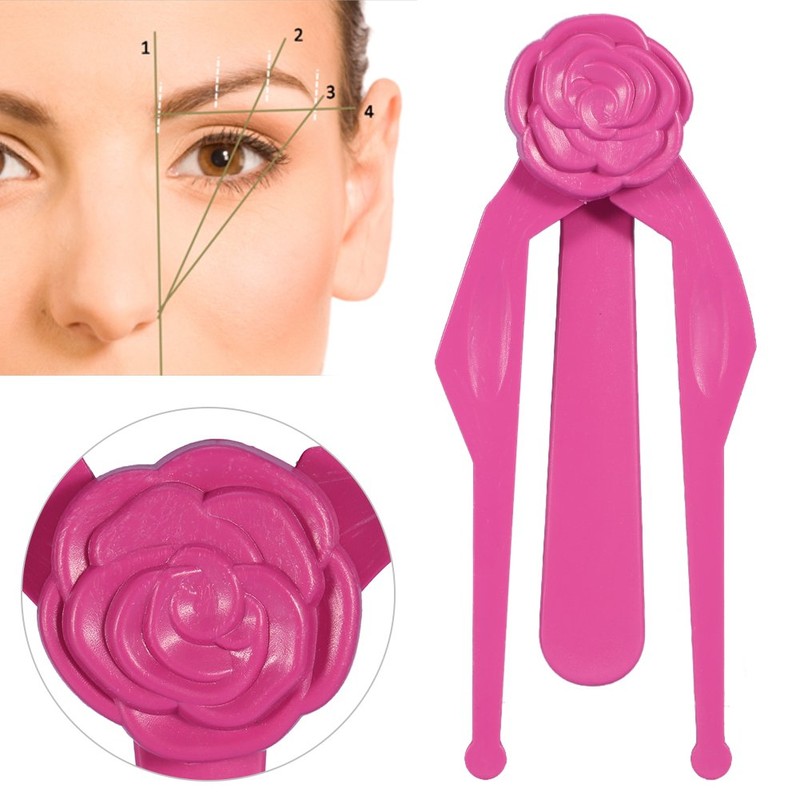 1PC Permanent Symmetrical Measuring Eyebrow Measuring Tool