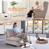 Zakle Under Desk Elliptical Machine, Electric Elliptical Training Machine for