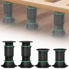 4 Pack Adjustable Bed Support Legs - 6.6"-9.8" Height Frame