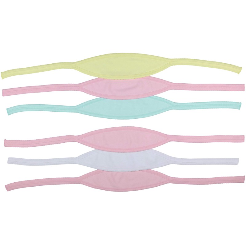 ToBeInStyle Babies' 6-Pack Comfortable Newborn Baby Belly Binder - Girl
