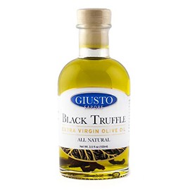 Giusto Sapore All Natural White Truffle Extra Virgin Italian Olive Oil - Premium Gluten Free Gourmet Brand - Imported from Italy and Family Owned - 8.5 oz