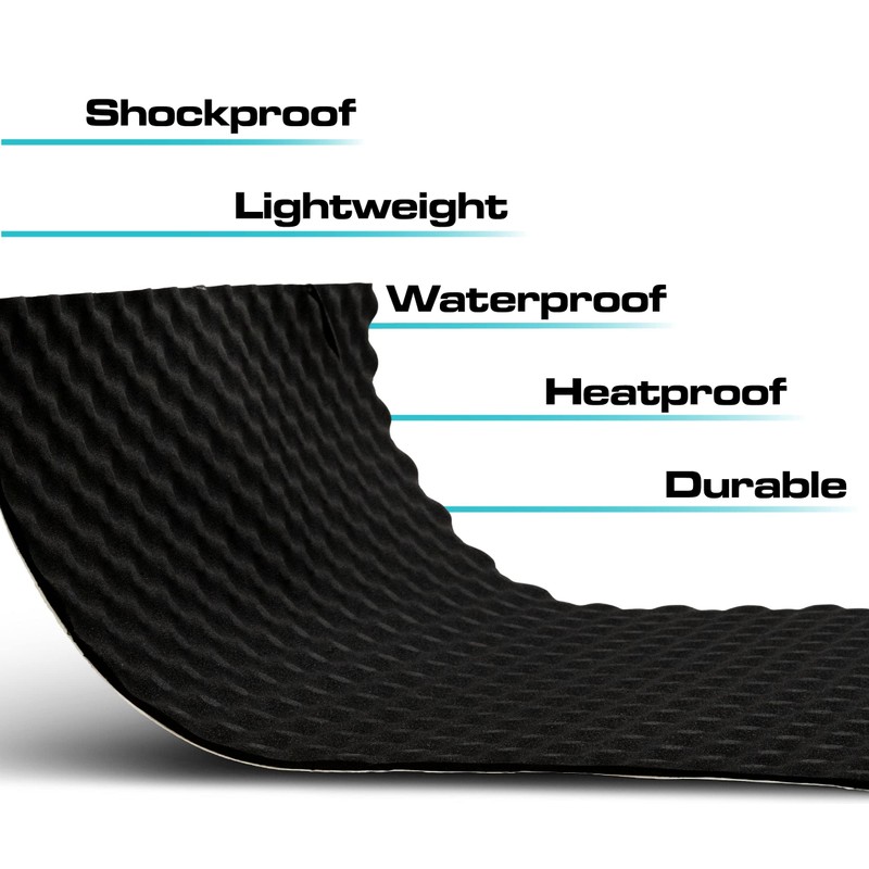 SSK-Wavy 315mil/8mm Lightweight Closed Cell Foam Mat - 32.3 sqft.