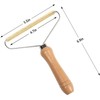 Portable Wool Lint Remover for Clothes,Joylike Wooden Lint Roller Fabic