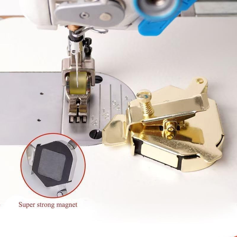 YICBOR Upgraded Multifunctional Magnetic Seam Guide for Sewing Machines, Adjustable